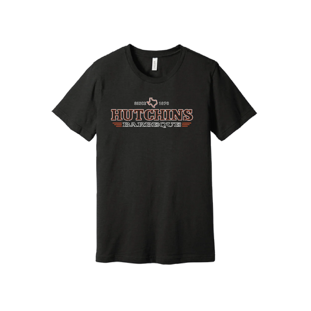 Hutchins Barbeque Neon Logo Tee – Black