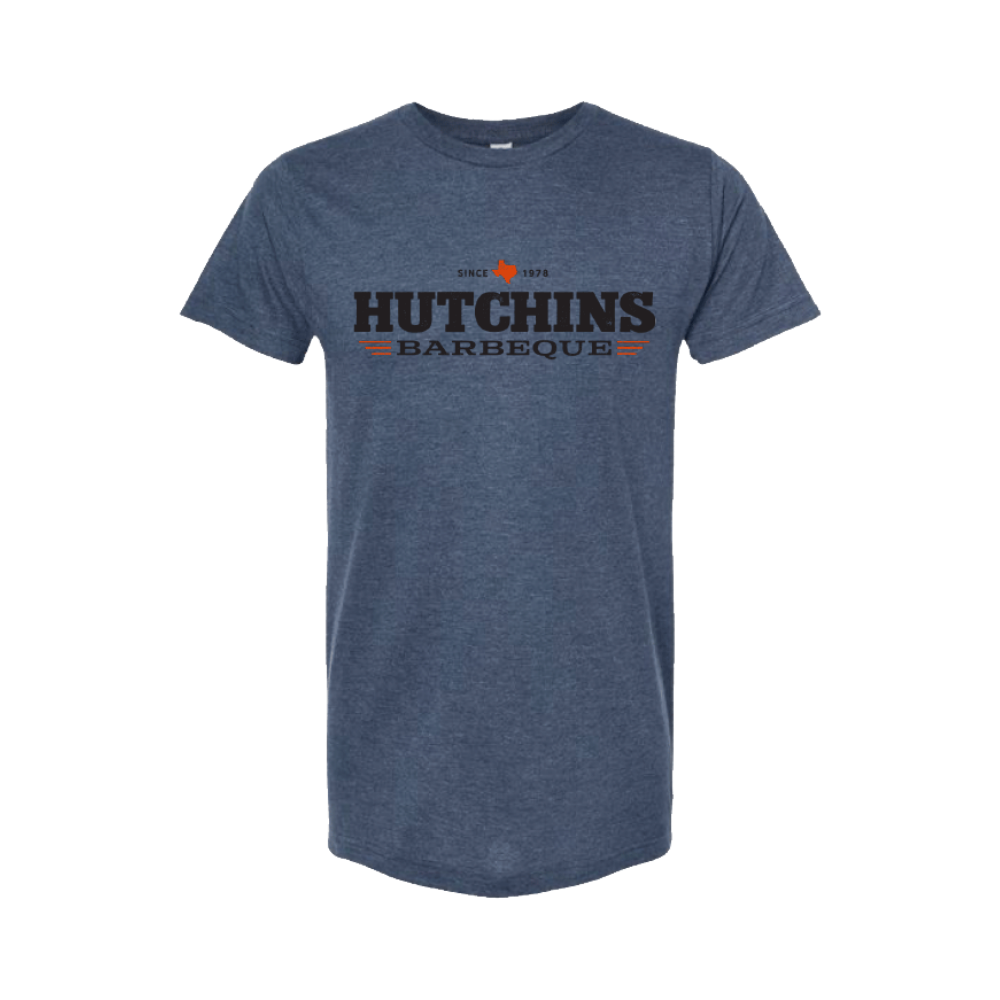 Hutchins Barbeque 2024 Logo Tee – Denim Blue