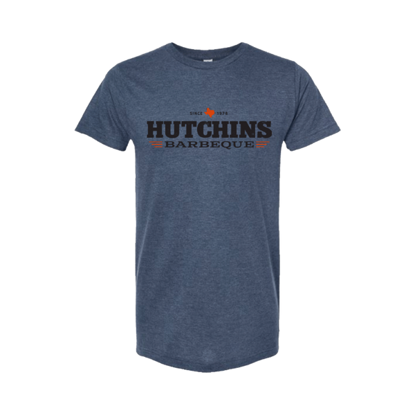 Hutchins Barbeque 2024 Logo Tee – Denim Blue