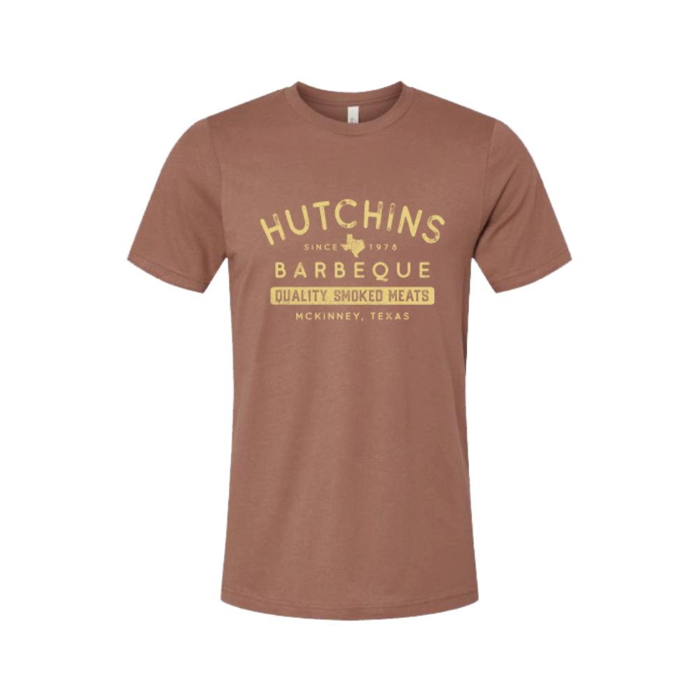 Hutchins Barbeque McKinney Texas Tee – Clay