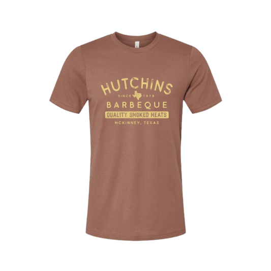 Hutchins Barbeque McKinney Texas Tee – Clay
