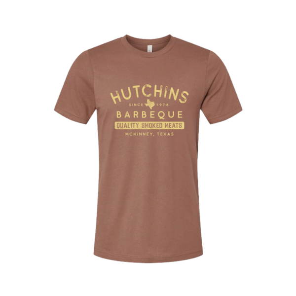 Hutchins Barbeque McKinney Texas Tee – Clay