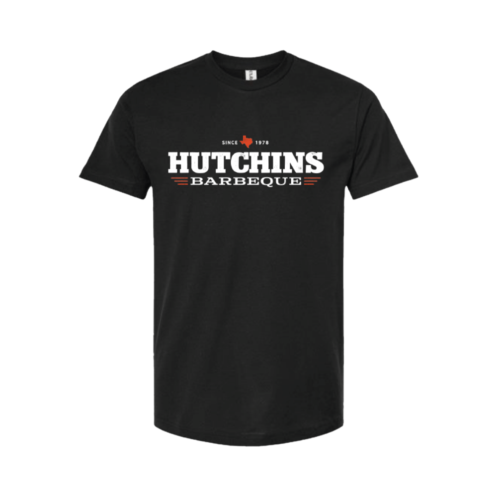 Hutchins Barbeque Logo Tee – Black