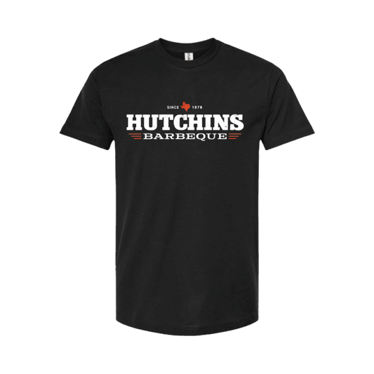 Hutchins Barbeque Logo Tee – Black