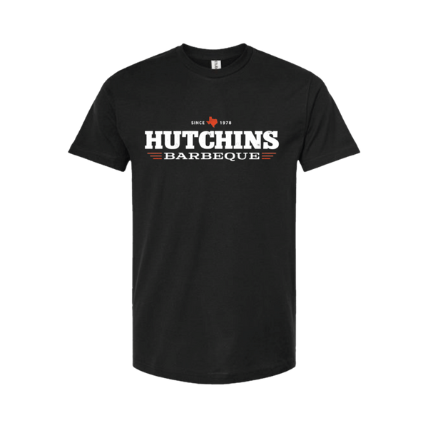 Hutchins Barbeque Logo Tee – Black