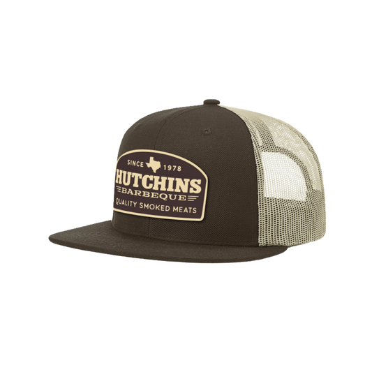 Hutchins Barbeque Patch Trucker Hat – Brown