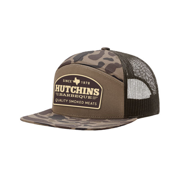 Hutchins Barbeque Patch Trucker Hat – Camo