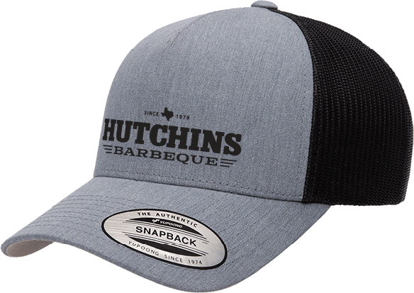 New 2024 Logo stitch denim - Hutchins BBQ