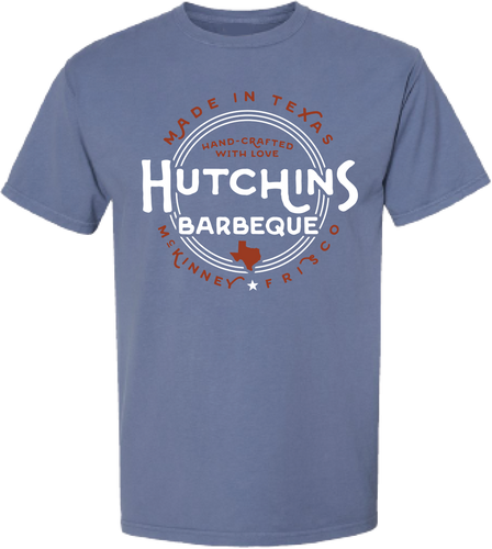 HBBQ Hand Crafted with Love (Blue) - Hutchins BBQ