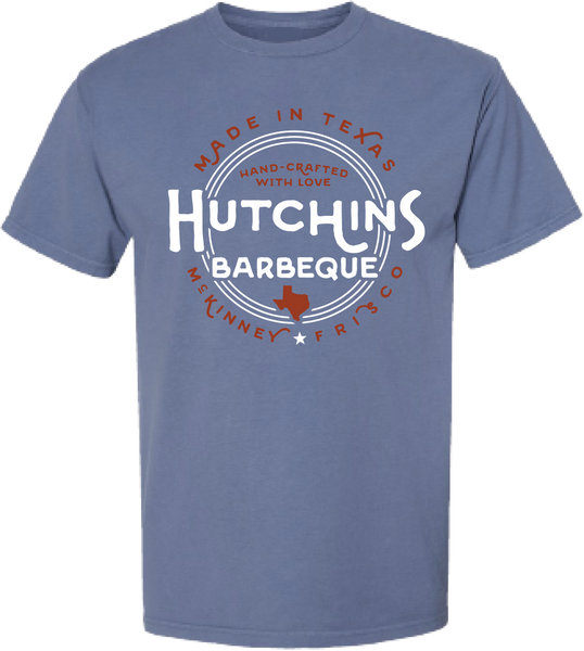 HBBQ Hand Crafted with Love (Blue) - Hutchins BBQ